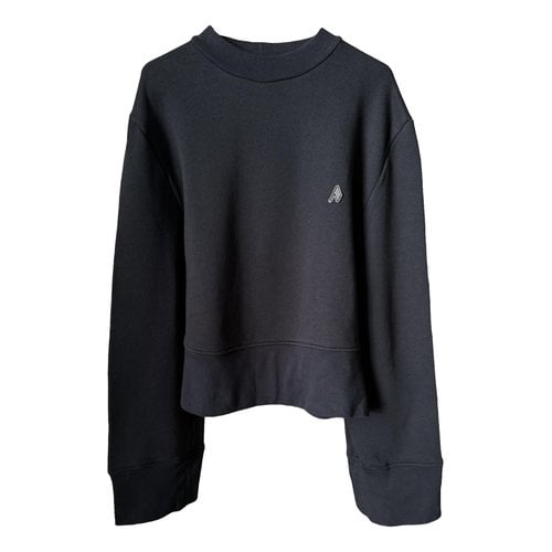 Pre-owned Attico Sweatshirt In Black