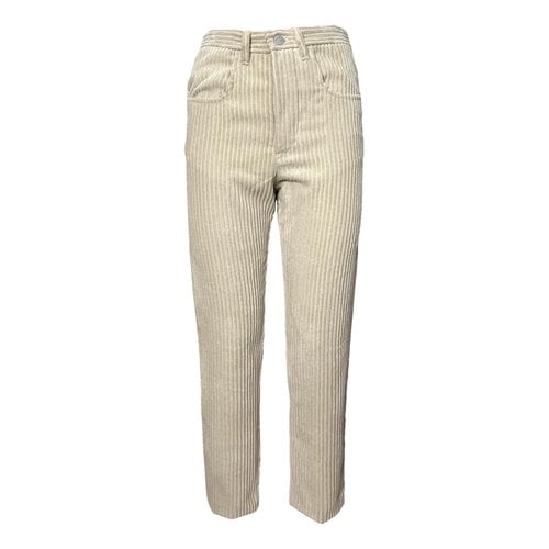 Pre-owned Isabel Marant Étoile Trousers In Beige