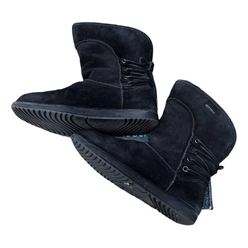 Pre-owned Emu Australia Snow Boots In Black