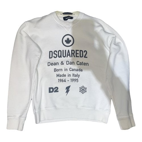 Pre-owned Dsquared2 Sweatshirt In White