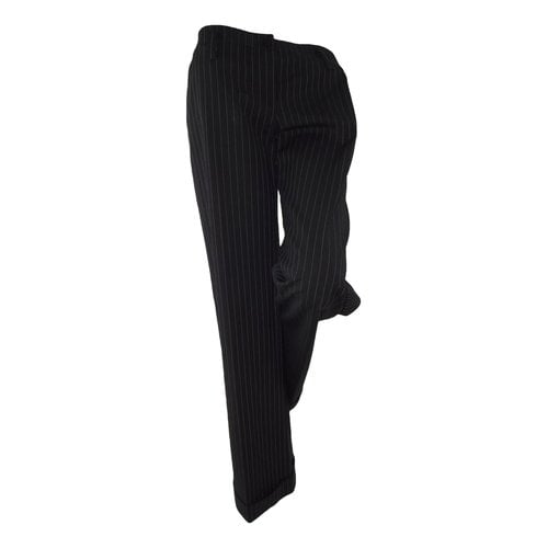 Pre-owned Patrizia Pepe Large Pants In Black