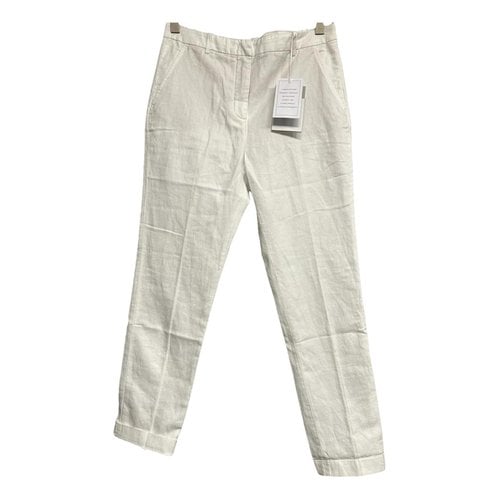 Pre-owned Aspesi Trousers In White