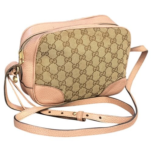 Pre-owned Gucci Bree Cloth Handbag In Pink