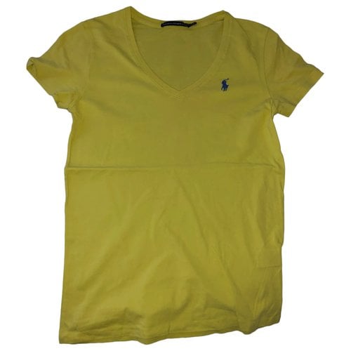 Pre-owned Ralph Lauren T-shirt In Yellow
