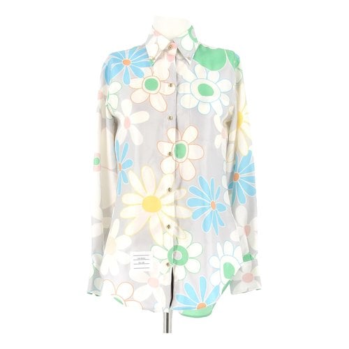 Pre-owned Thom Browne Silk Shirt In Multicolour