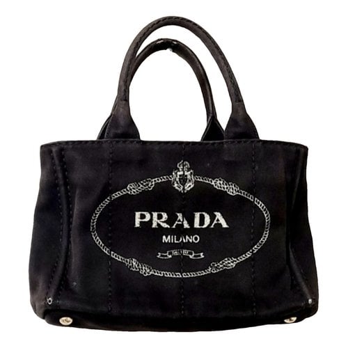 Pre-owned Prada Tote In Black