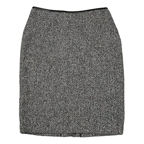 Pre-owned Brooks Brothers Wool Mini Skirt In Multicolour