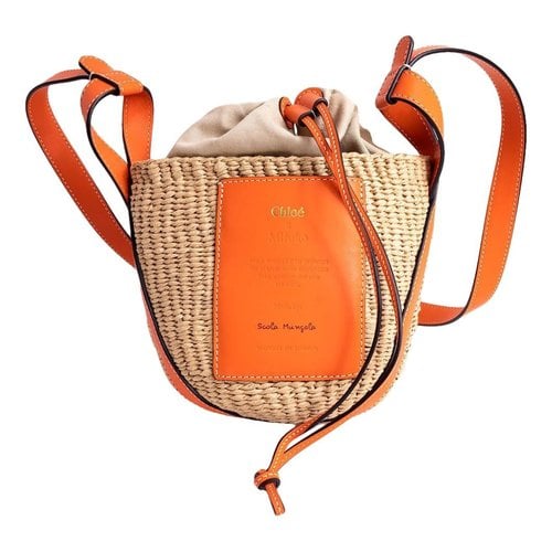 Pre-owned Chloé Leather Handbag In Orange
