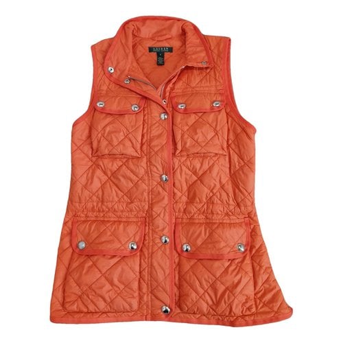 Pre-owned Lauren Ralph Lauren Jacket In Orange