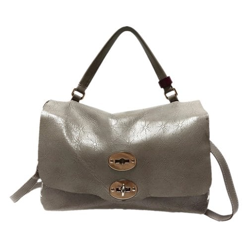Pre-owned Zanellato Leather Handbag In Grey