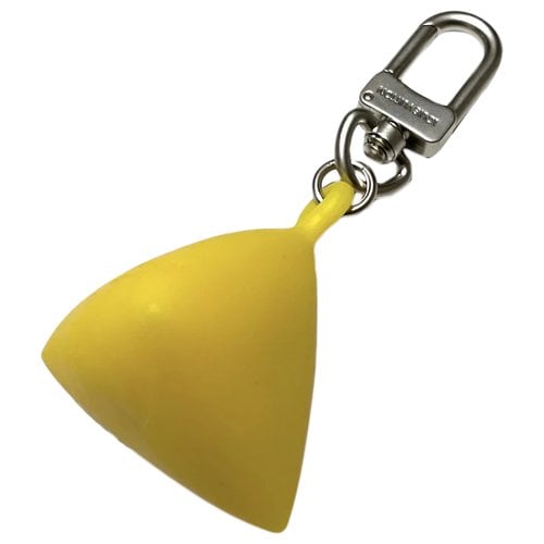 Pre-owned Louis Vuitton Bag Charm In Yellow
