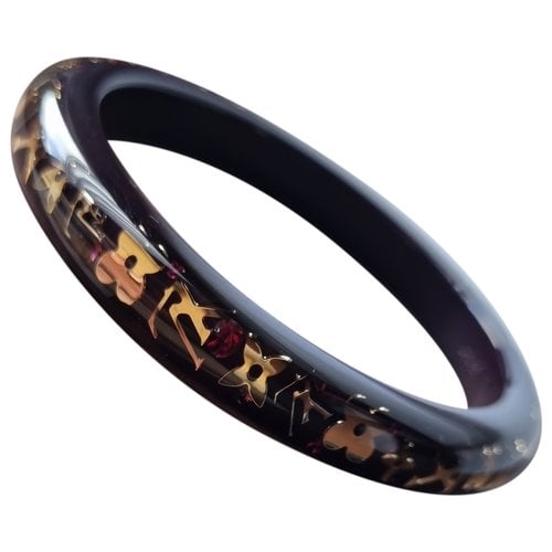 Pre-owned Louis Vuitton Inclusion Bracelet In Burgundy