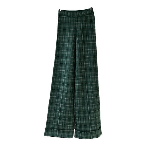 Pre-owned M Missoni Trousers In Green