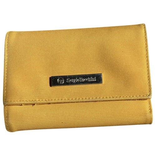 Pre-owned Sergio Tacchini Wallet In Yellow
