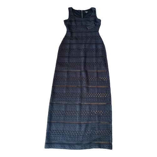Pre-owned Guess Maxi Dress In Black