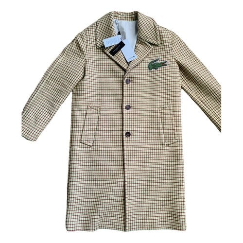 Pre-owned Lacoste Wool Coat In Other