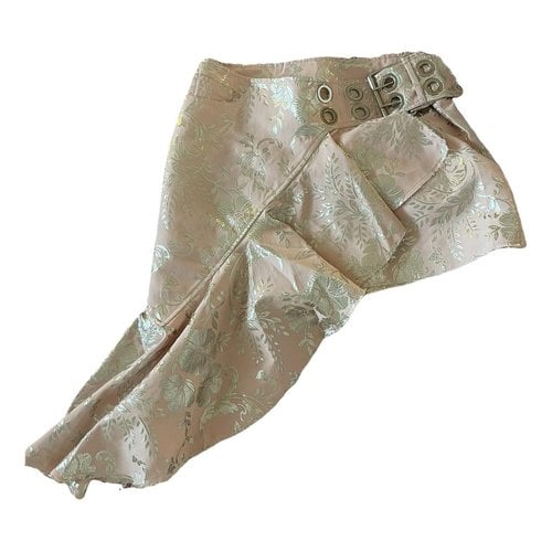 Pre-owned Marques' Almeida Mini Skirt In Pink