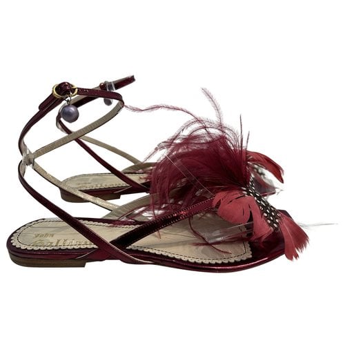 Pre-owned John Galliano Leather Flip Flops In Other