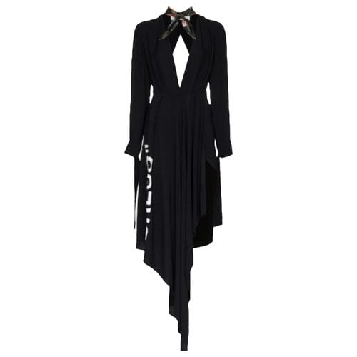 Pre-owned Off-white Dress In Black
