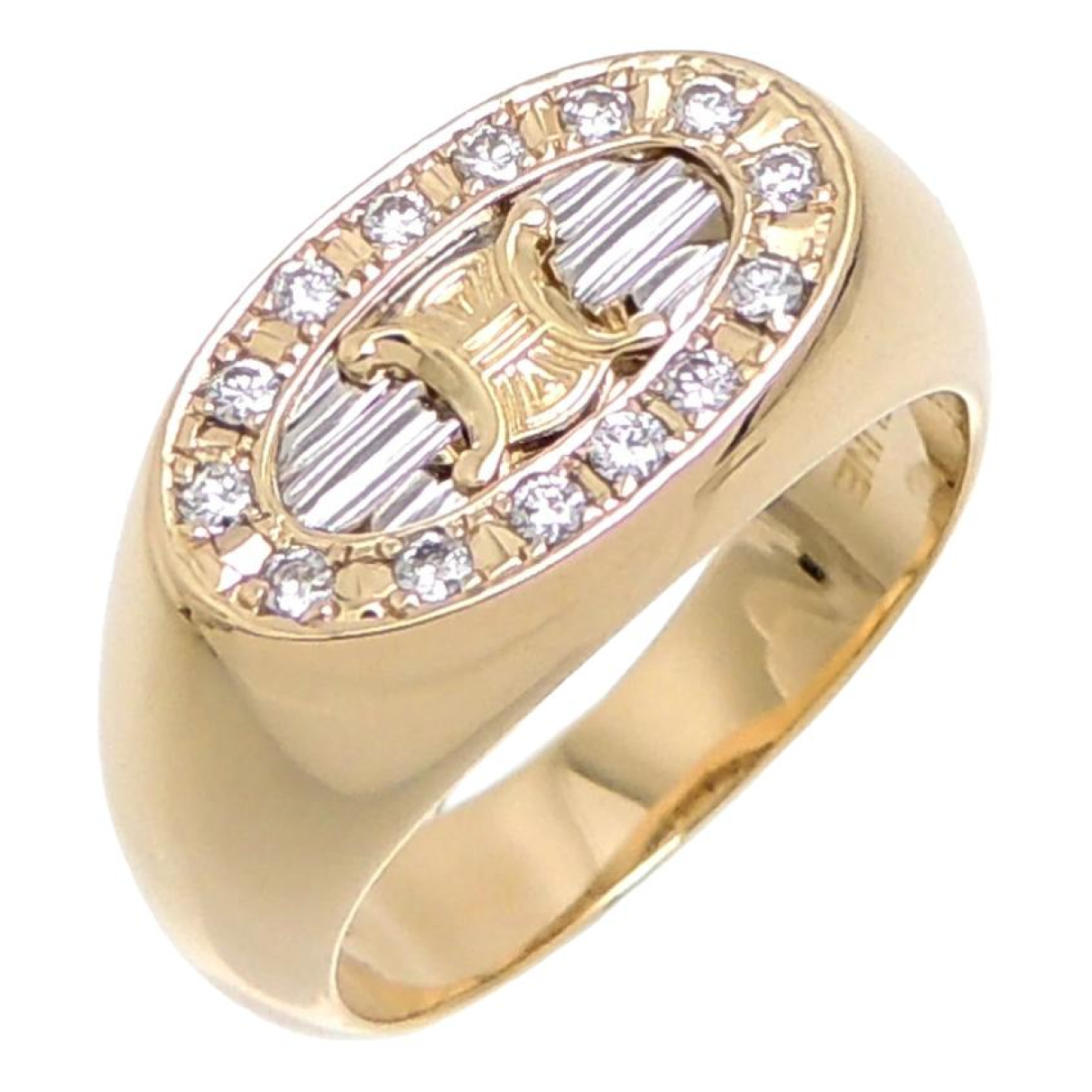 image of Celine Yellow gold ring