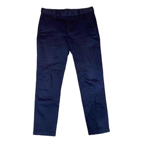 Pre-owned Undercover Trousers In Navy