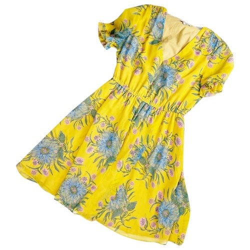 Pre-owned Madewell Mid-length Dress In Yellow