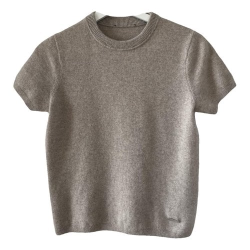 Pre-owned The Kooples Cashmere Top In Beige
