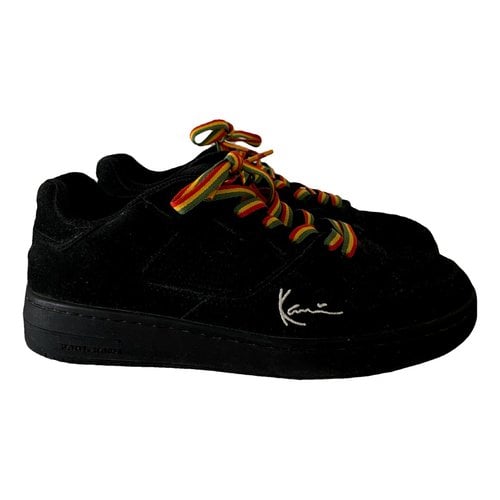 Pre-owned Karl Kani Low Trainers In Black