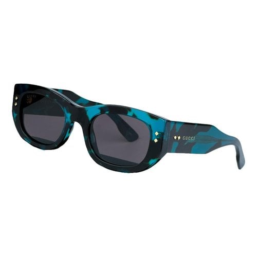 Pre-owned Gucci Sunglasses In Blue