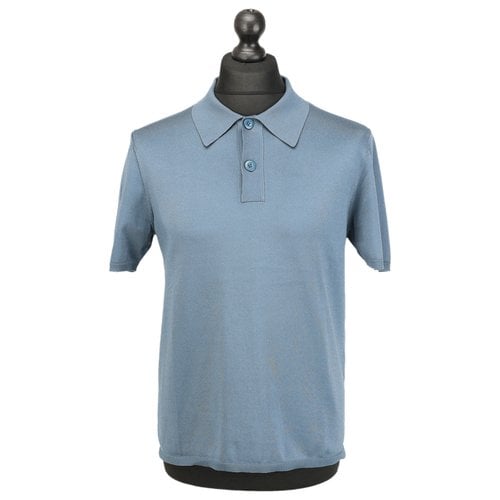 Pre-owned Sandro Polo Shirt In Blue
