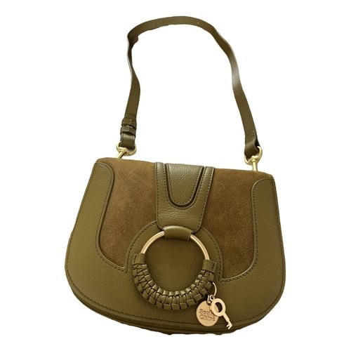 Pre-owned See By Chloé Leather Handbag In Green