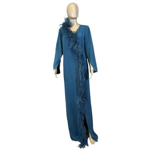 Pre-owned Marina Rinaldi Maxi Dress In Blue