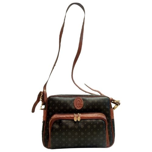 Pre-owned Pollini Leather Crossbody Bag In Black