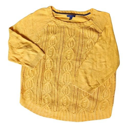 Pre-owned Tommy Hilfiger Wool Knitwear In Yellow