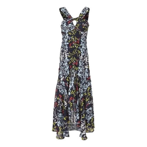 Pre-owned Tanya Taylor Silk Mid-length Dress In Multicolour