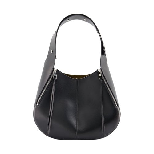 Pre-owned Alexander Mcqueen Leather Handbag In Black