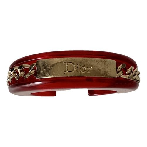 Pre-owned Dior Monogramme Bracelet In Red