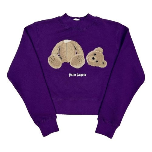 Pre-owned Palm Angels Jumper In Purple
