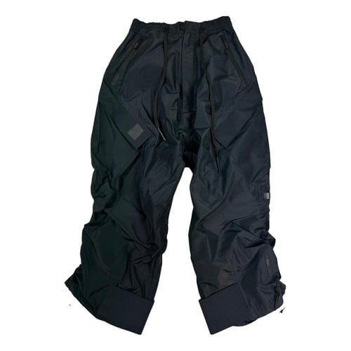 Pre-owned Templa Trousers In Black