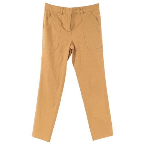 Pre-owned Ba&sh Slim Pants In Yellow