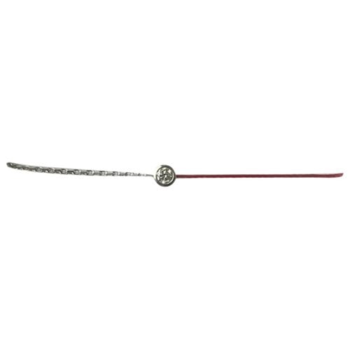 Pre-owned Red Line White Gold Bracelet In Grey