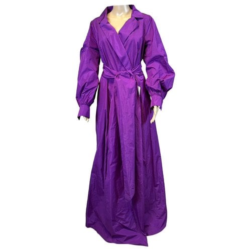 Pre-owned Marina Rinaldi Maxi Dress In Purple