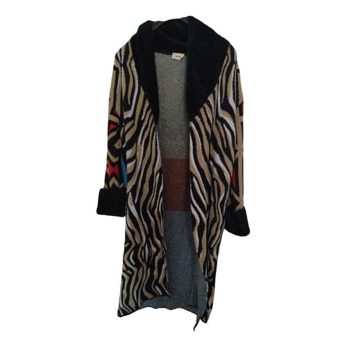 Pre-owned Akep Wool Coat In Multicolour
