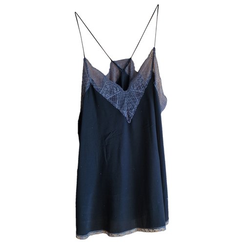 Pre-owned Zadig & Voltaire Silk Camisole In Black