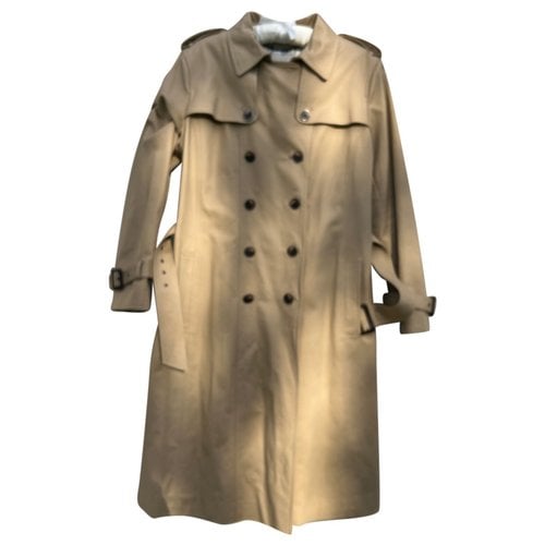Pre-owned Hobbs Trench Coat In Camel