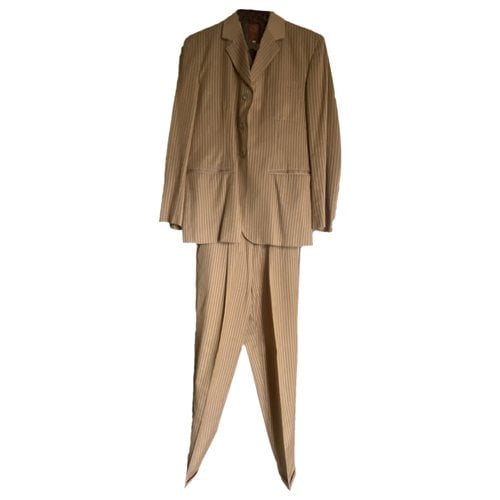 Pre-owned Romeo Gigli Suit Jacket In Gold