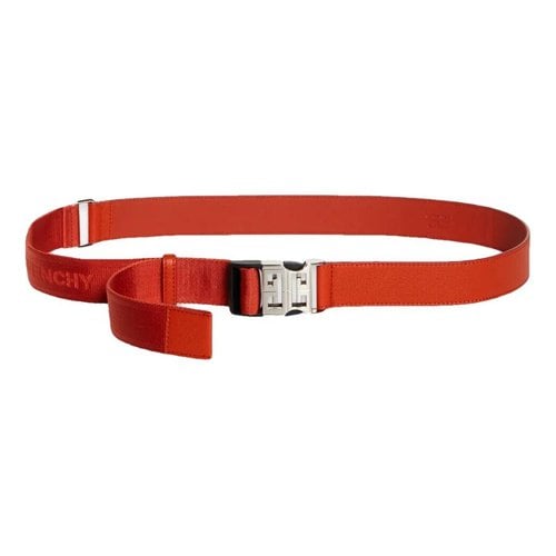 Pre-owned Givenchy Leather Belt In Orange