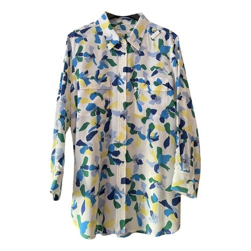 Pre-owned Equipment Silk Blouse In Multicolour