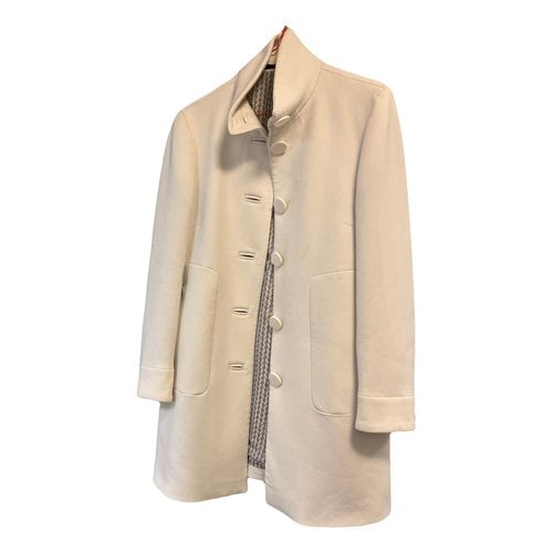 Pre-owned Seventy Coat In White