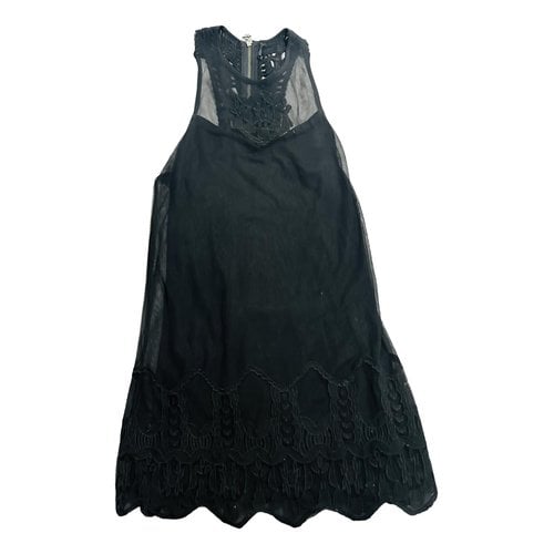 Pre-owned Guess Mini Dress In Black